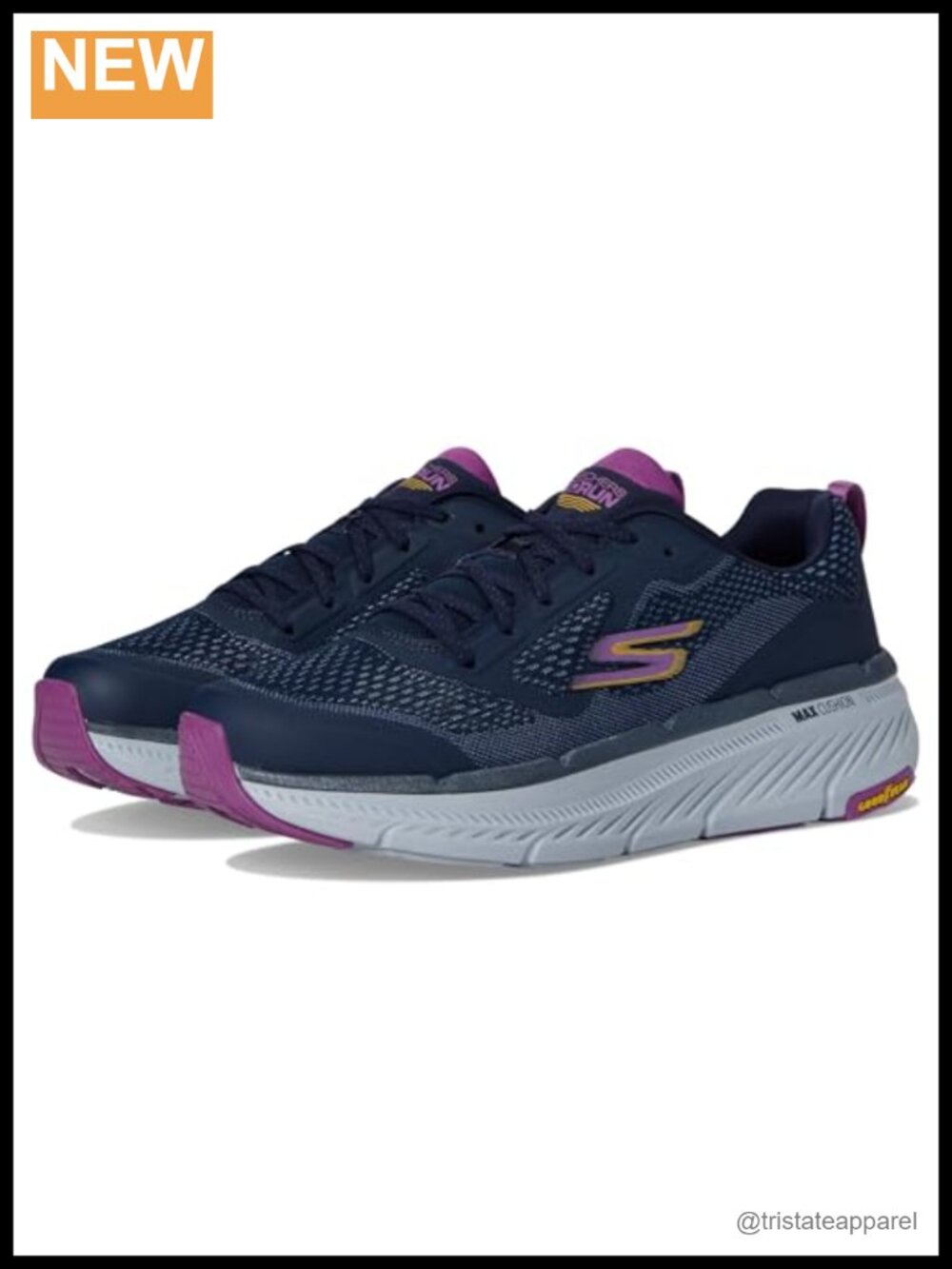 Max Cushioning Premier 2.0 Athletic Sneakers Breathable Mesh Lace-Up